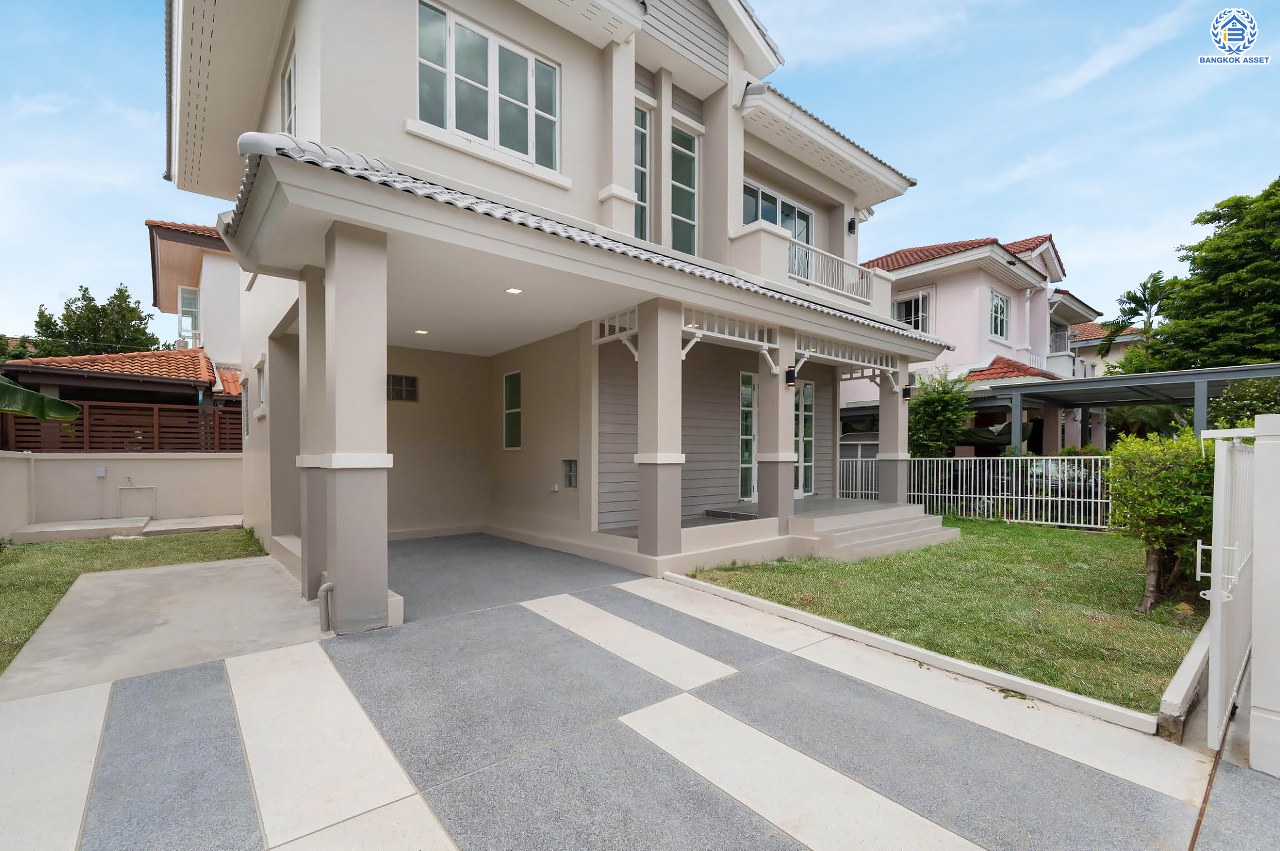 บ้านมือสองตกแต่งใหม่ โครงการ ชัยพฤกษ์ ติวานนท์-ราชพฤกษ์1 เนื้อที่ 56.20 ตร.ว. ฟังก์ชัน 3 ห้องนอน 2 ห้องน้ำ จอดรถได้ 1 คัน สภาพแวดล้อมดี บนทำเลศักยภาพ หน้าโครงการติดถนนใหญ่ เชื่อมต่อถนนราชพฤกษ์ ใกล้จุดขึ้นทางด่วน "ศรีสมาน" ใกล้ห้าง "เซ็นทรัลเวสเกต" และ "โรบินสันศรีสมาน"...